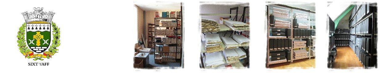 LES ARCHIVES COMMUNALES DE SIXT-SUR-AFF